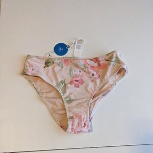 Cupshe Pink Floral Bikini Bottoms